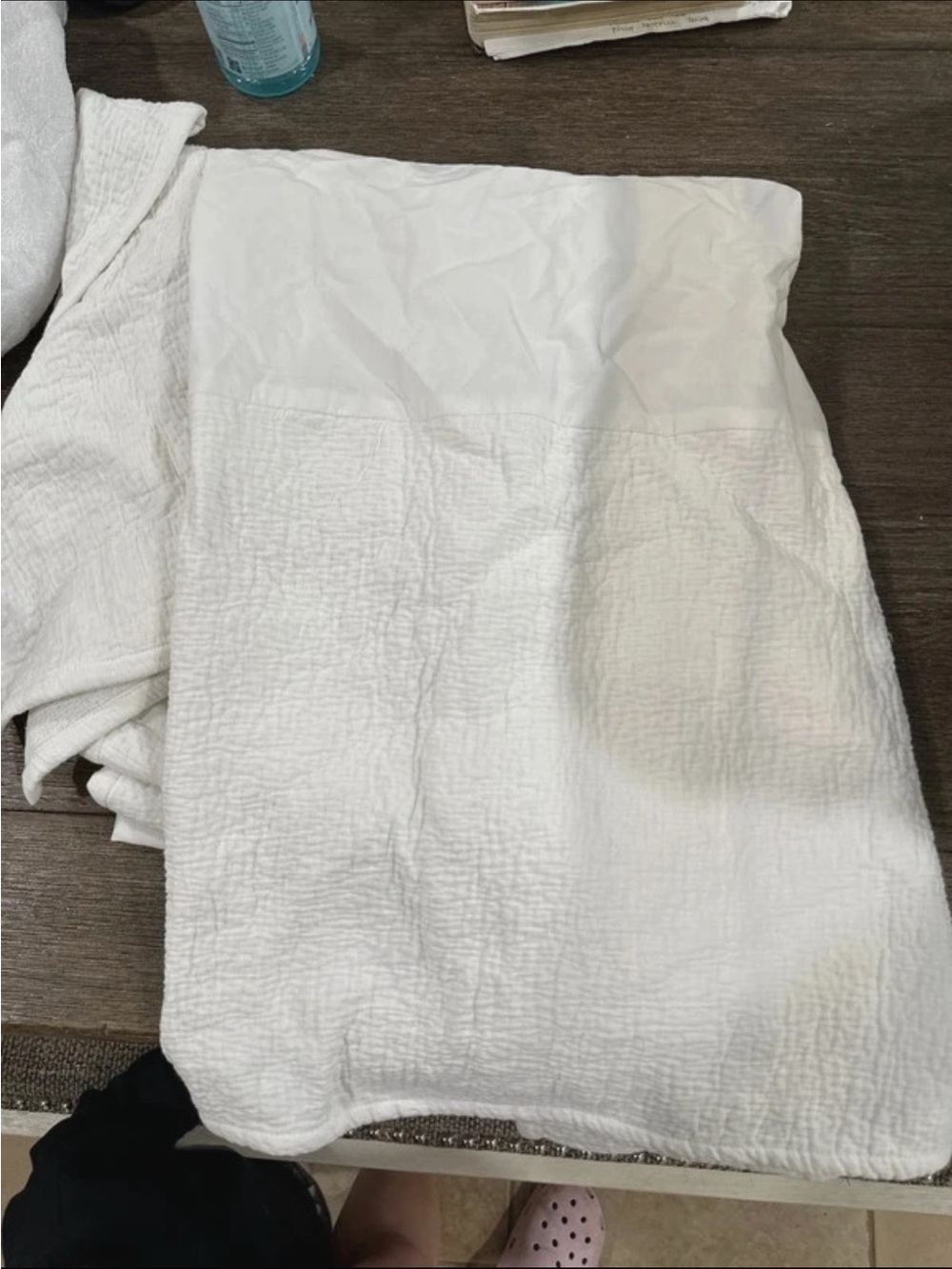 Pottery barn kids crib skirt